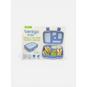 Bentgo Kids Lunch Box Leak Proof 5 Compartment Blue New In Box BPA Free